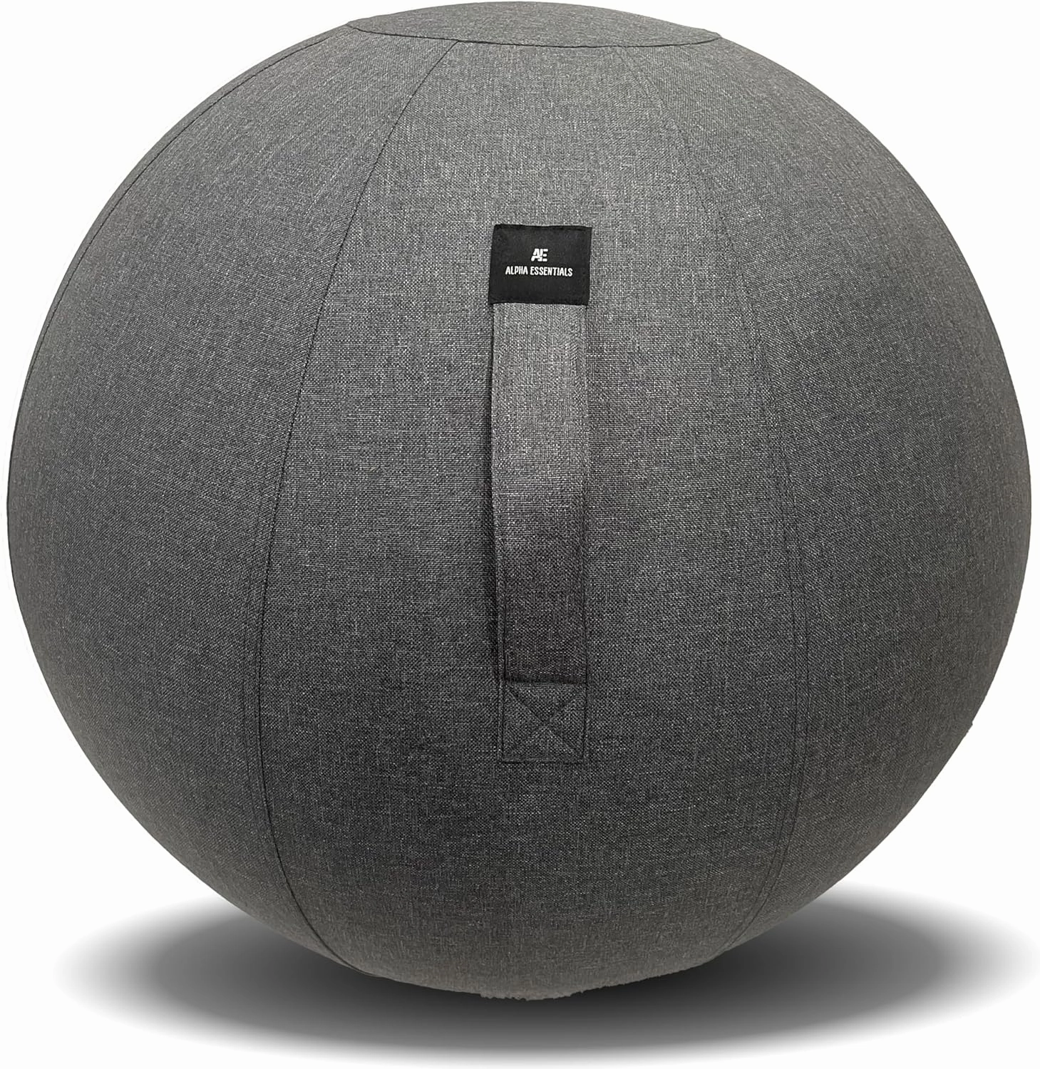 Yoga Ball Chair with Linen Cover - Stable and Safe for Stability, Physical Therapy, and Workout, Pregnancy/Birthing Ball, Exercise Ball Chair for Home, Office, Desk