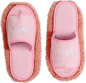 Zerodeko Dust Mop 1 Pair Mop Slippers Cotton Plush Duster Slippers Cleaning House Mop Shoes Floor Hair Cleaner House Dusting Shoe Cover for Women Cleaning Tools Hardwood Floor Cleaner
