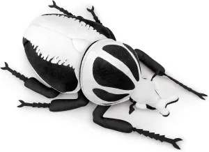 ZHONGXIN MADE Realistic Goliathus Regius Plush Toy - 10" Goliathus Regius Beetle Stuffed Animal, Soft Crustaceans Animals Model, Unique Beetle Toys Model Dolls Gifts for Kids