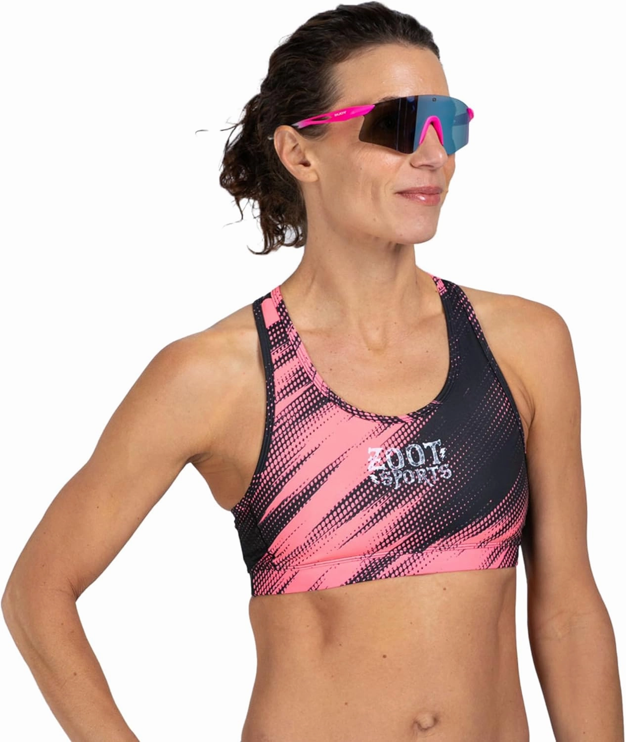 Zoot Women’s LTD Triathlon Sports Bra, Racerback High Performance Tri Sports Bra for Swim, Bike, Run & UPF 50  Fabric